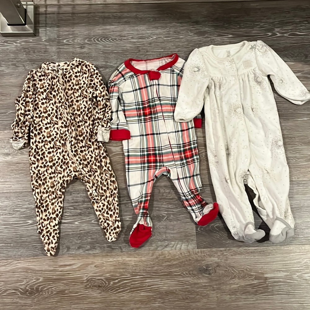 Baby Girl Pajamas Lot